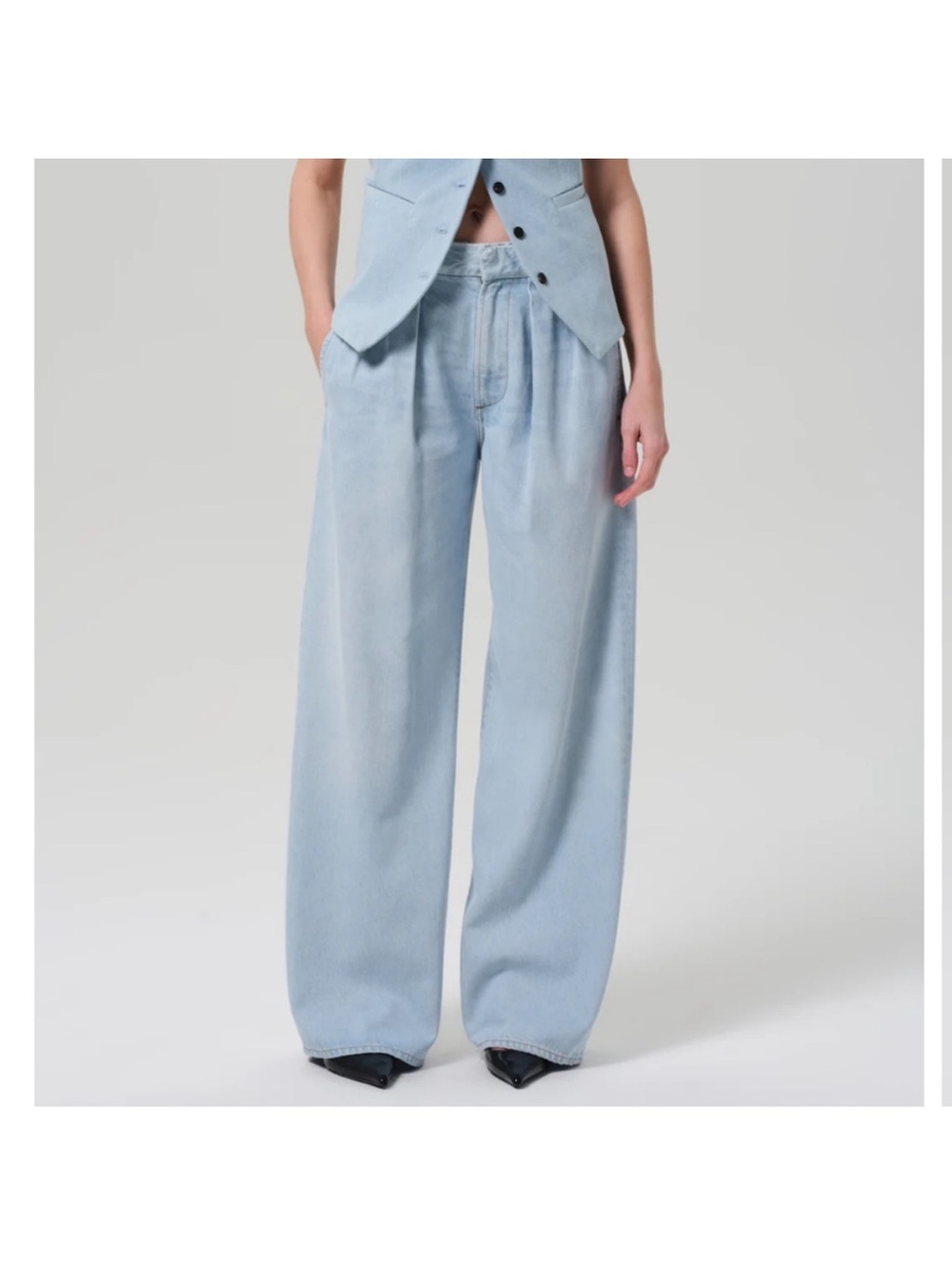 Citizens of Humanity Petra Denim Trousers in Luna Size 27